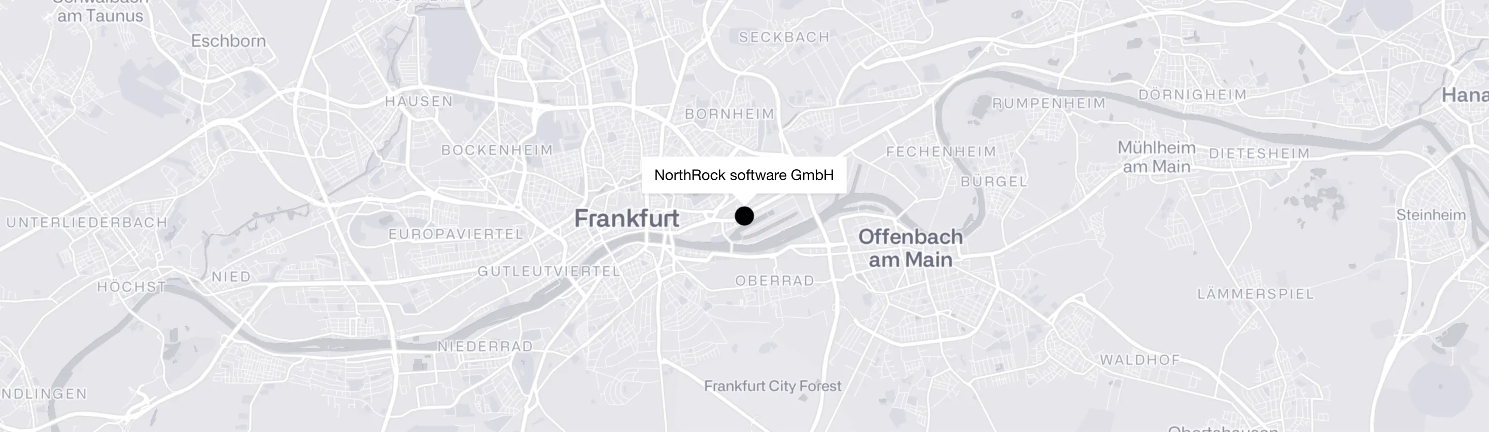 Standort von NorthRock software GmbH in Frankfurt am Main