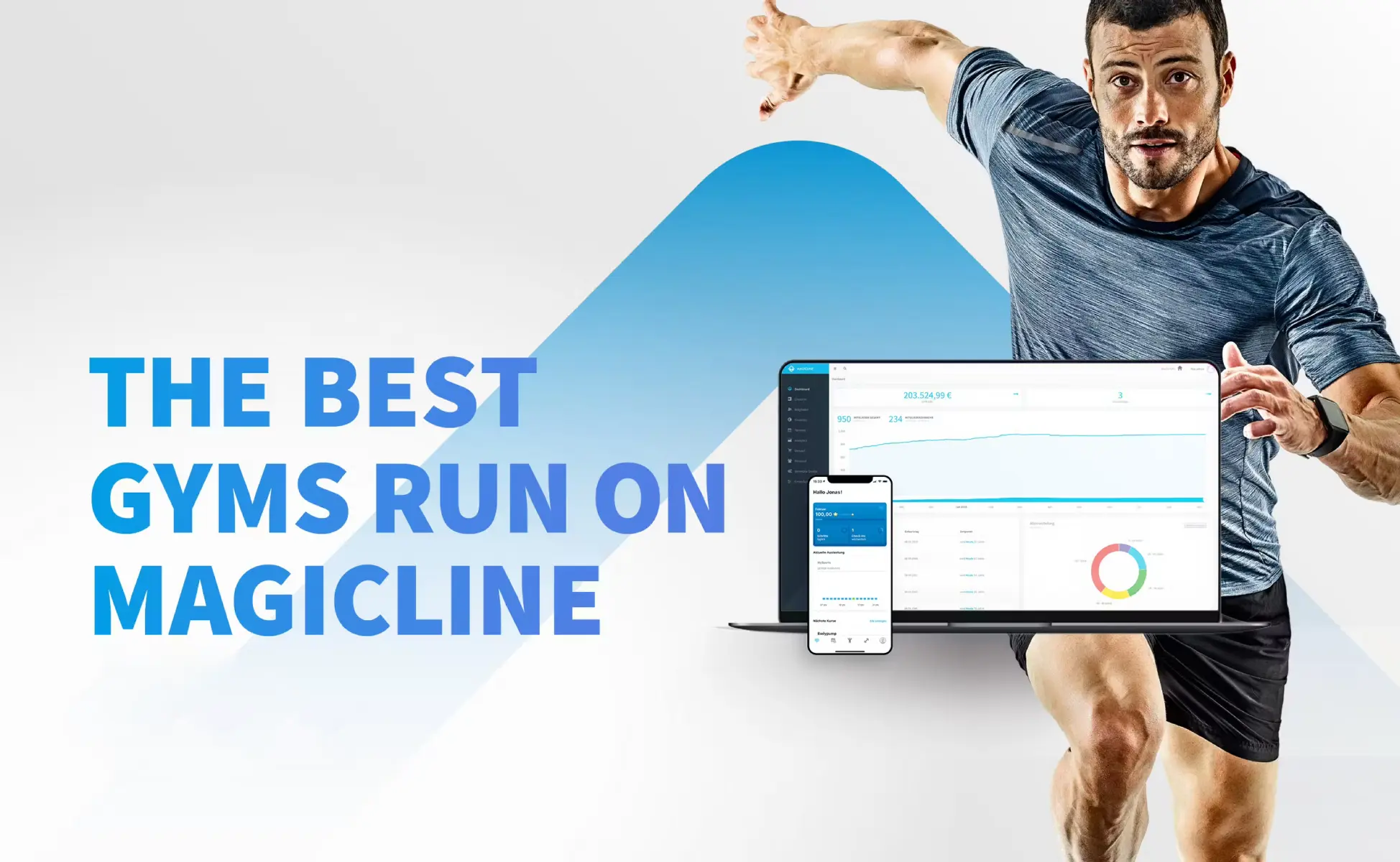 Anzeige zur Software Magicline für Fitnessstudios